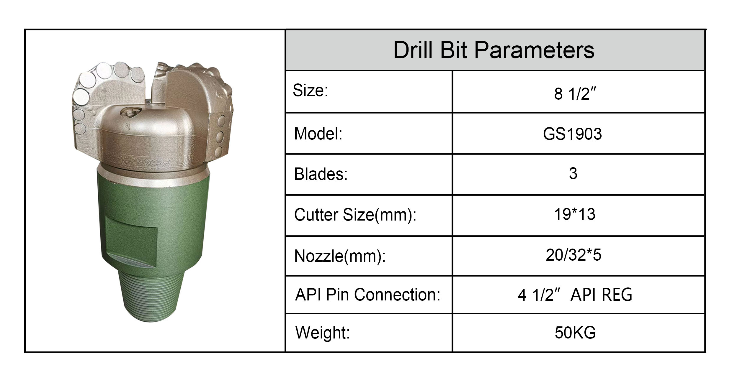 8 1-2 GS1903 产品参数