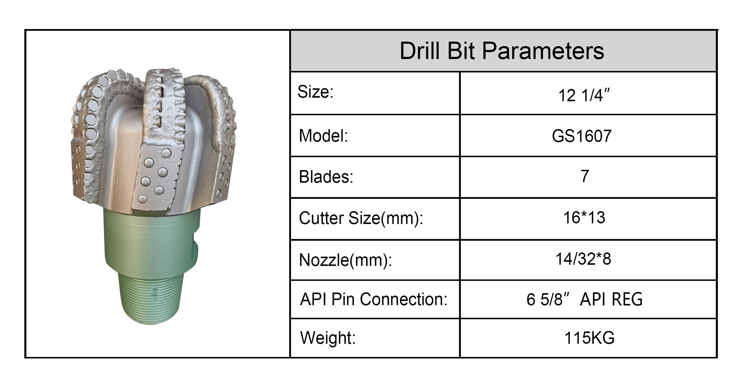 12 1-4 GS1607 产品参数